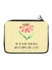 Mr. & Mrs. Panda Schreibmappe Hummel Blume mit Spruch in Gelb Pastell