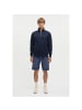 MADS NORGAARD COPENHAGEN Sweatshirt Light Terry Hans Half zip in dunkelblau
