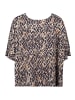 Betty Barclay Schlupfbluse mit Schmucksteinen in Dark Blue/Brown