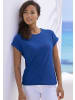 Vivance T-Shirt in royalblau, creme