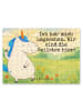 Mr. & Mrs. Panda Puzzle Einhorn Mann Design mit Spruch in Weiß