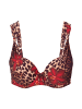 Linga Dore top Bikini in Leopard flower