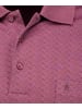 Ragman Poloshirt Jacquard in Rot
