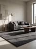 KADIMA DESIGN ZINAL Teppich Hochflor Anthrazit 80x150 Uni Polyester Wohnzimmer in Anthrazit
