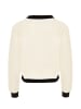 NAEMI Damen Cardigan in Wollweiss