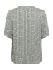 Kaffe Kurzarm-Bluse BPmette Regular fit in Grey Graphic Stripes