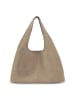 Les Visionnaires Paz Cozy Schultertasche Leder 43 cm in mushroom