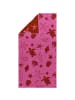 Erwin Müller Jacquard Strandtuch in rot-pink