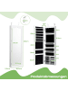 COSTWAY Schmuckschrank in Weiß