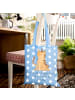 Mr. & Mrs. Panda Uni Tasche Einhorn Katze mit Spruch in Sky Blue