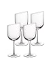 Villeroy & Boch 4er Set Rotweingläser NewMoon 405 ml transparent in transparent