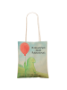 Mr. & Mrs. Panda Tasche Schildkröte Luftballon Design mit Spruch in Weiß