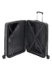 Gladiator 0800 4 Rollen Trolley 65 cm mit Dehnfalte black