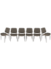 Signature Stühle GISELLE 6er-Set in Mol - (W) 48,5  x (H) 82,5  x (L) 56  cm