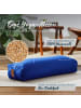 DoYourFitness Yoga-Bolster Paravati gefüllt Dinkelspelz navyblau eckig Blau