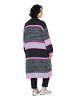 Ulla Popken Strickjacke in grau melange