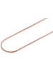 Adeliás Unisex Halskette – Schlangenkette aus Edelstahl 45 cm in gold