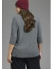 Laura Scott 3/4-Arm-Shirt in grau-melange