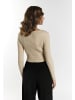 faina Damen Pullover Mit Strass-Steinen in Hellbeige