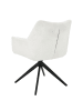 home24 Drehbarer Polsterstuhl FIGURA 2er-Set in Creme