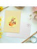 Mr. & Mrs. Panda Postkarte Glühwürmchen ohne Spruch in Gelb Pastell