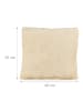 relaxdays 4 x Kissen in Creme - 35 x 40 cm
