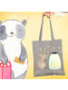 Mr. & Mrs. Panda Schultasche Maus Sterne ohne Spruch in Light Grey