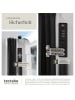 tectake Hartschalenkoffer-Set aus robustem ABS-Kunststoff mit Teleskopgriff