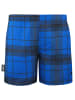 GUGGEN MOUNTAIN Badehose Kariert in Blau