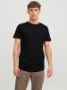 Jack & Jones Basic T-Shirt Rundhals Kurzarm JJEBASHER in Schwarz