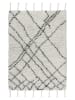 Kayoom Hochflor Teppich Casablanca 130 in natur - elfenbein - rechteckig