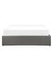 Beliani Doppelbett DINAN in Grau - (W) 149 x (H) 31 x (L) 214 cm