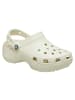 Crocs Sandalen zum Reinschlüpfen Classic Platform Clog Weiß
