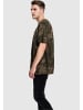 Urban Classics T-Shirts in olive camo