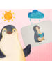 Mr. & Mrs. Panda Badteppich Pinguin Buch ohne Spruch in Weiß