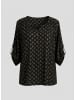 Shape Of You Blouse in Schwarz