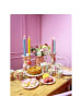 Blond Amsterdam Schale Rosa Rand in Bunt - 14cm