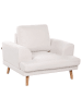 Beliani Sessel KILDAL in Beige - (W) 114 x (H) 90 x (L) 96 cm