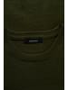 Matinique Strickpullover MAHenri Gerade Passform in Olive Night Melange
