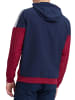 erima Squad Tracktop Trainingsjacke mit Kapuze in new navy/bordeaux/silver grey