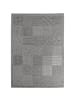 KADIMA DESIGN Teppich In-/Outdoor Flachgewebe Karomuster Polypropylen Küche in Grau