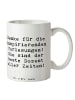 Mr. & Mrs. Panda Tasse Spruch Bester Dozent mit Spruch in Weiß