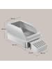 Feandrea Katzentoilette Boxal in Taubengrau - (B)62 x (H)30 x (T)42 cm