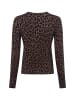 Marie Lund Strickjacke in schlamm schwarz - 0001