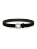 collezione alessandro Ledergürtel " Elegant " in schwarz