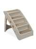 relaxdays Hundetreppe in Grau - (B)39 x (H)49 x (T)61 cm