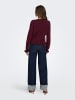 JDY Strickjacke in Maroon Banner