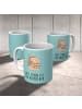 Mr. & Mrs. Panda Kindertasse Eule Federschmuck mit Spruch in Türkis Pastell