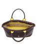 DuDu Jaqueline Shopper Tasche Leder 28 cm in coffee brown