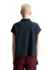 Marc O'Polo DENIM Ärmelloses Poloshirt wide in Blue Depths